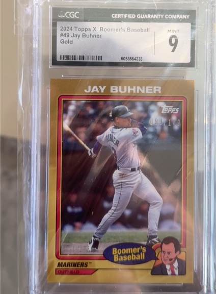 2024 Topps X Boomer's Baseball #49 Jay Buhner — front