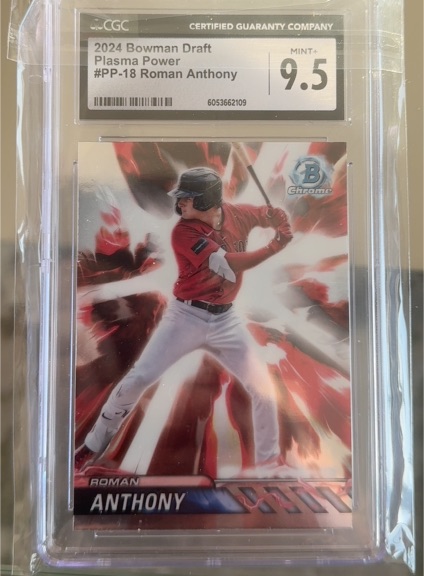2024 Bowman Draft Plasma Power #PP-18 Roman Anthony — front