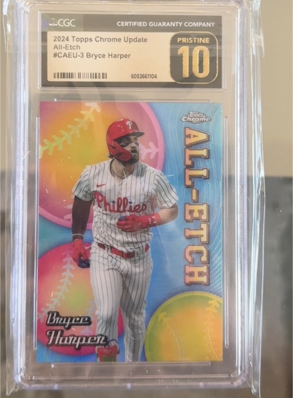 2024 Topps Chrome Update #CAEU-3 Bryce Harper — front