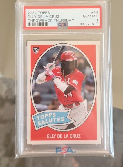 2024 Topps Throwback Thursday #43 Elly De La Cruz — front