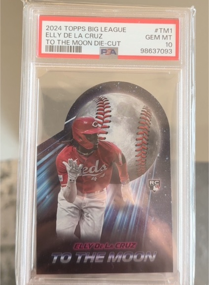 2024 Topps Big League #TM1 Elly De La Cruz To The Moon Die-Cut — front