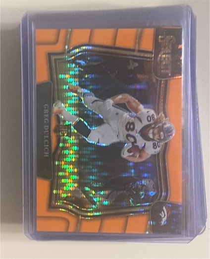 2022 Panini Select Field Level Orange Pulsar #480 Greg Dulcich — front