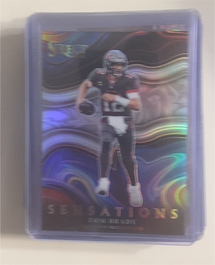 2021 Panini Select Sensations Silver Prizm #5 Tom Brady — front