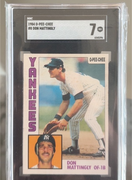 1984 O-Pee-Chee #8 Don Mattingly — front