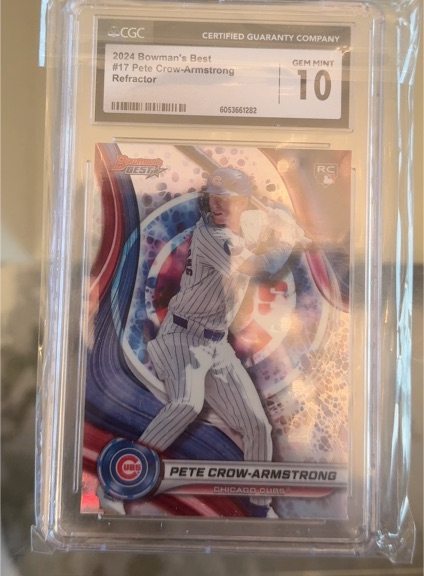 2024 Bowman's Best #17 Pete Crow-Armstrong Refractor — front
