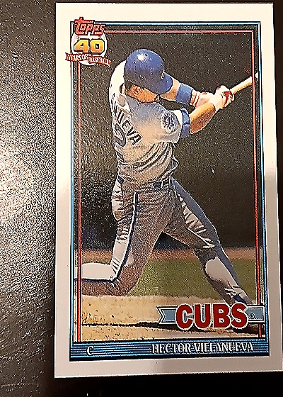 1992 Topps #401 Hector Villanueva — front