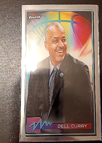 2021 Topps Finest #30 Dell Curry — front