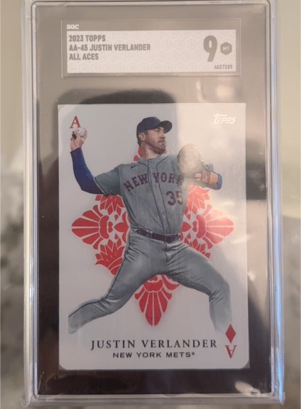 2023 Topps All Aces #AA-45 Justin Verlander — front