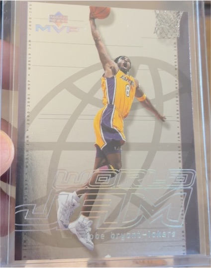 2000-01 Upper Deck MVP World Jam #WJ1 Kobe Bryant — front