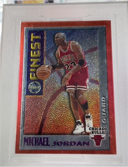 1995-96 Topps Finest Mystery #M1 Michael Jordan — front