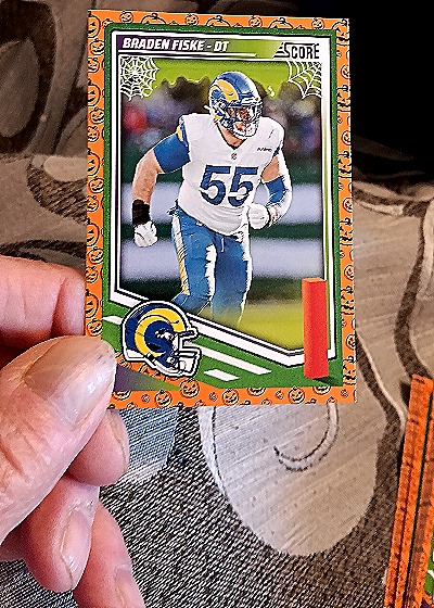 2025 Panini Score #55 Braden Fiske — front