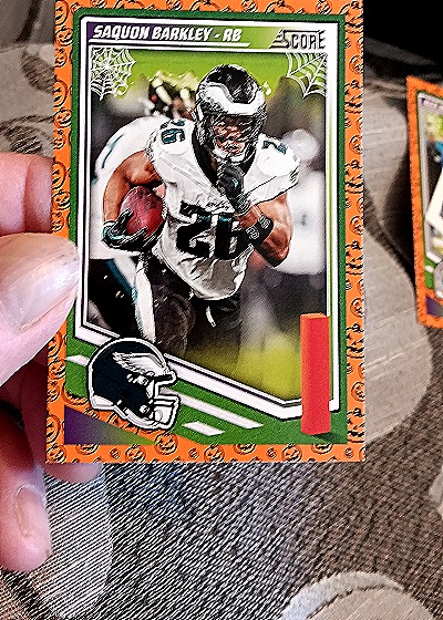 2025 Panini Score A Treat #61 Saquon Barkley — front