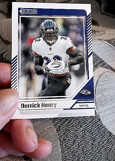 2024 Panini Donruss #72 Derrick Henry Baltimore Ravens — front