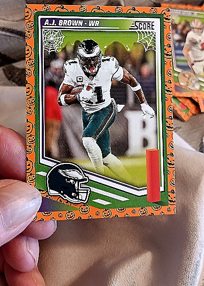 2025 Panini Score-A-Treat #1 A.J. Brown — front