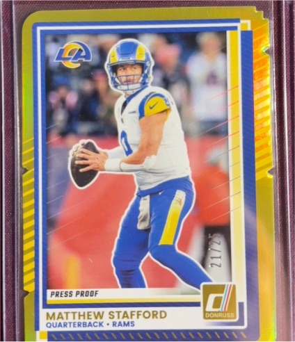 2025 Donruss #296 Matthew Stafford — front