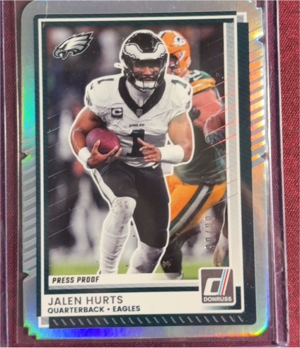 2025 Donruss Football #16 Jalen Hurts — front