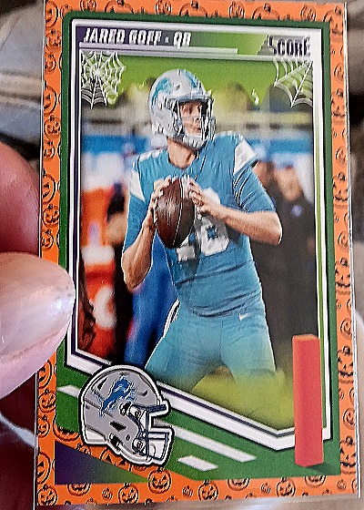 2025 Panini Score-A-Treat #154 Jared Goff — front