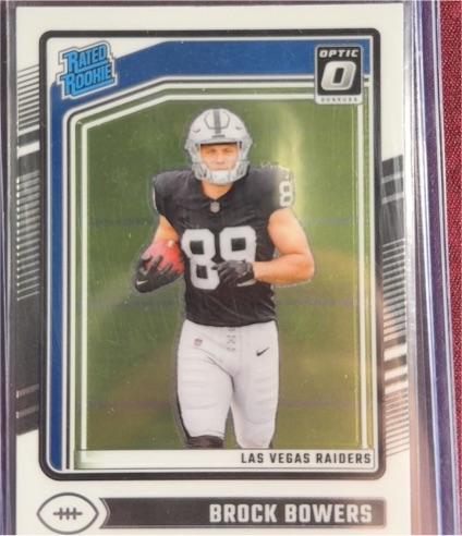 2024 Donruss Optic #215 Brock Bowers — front