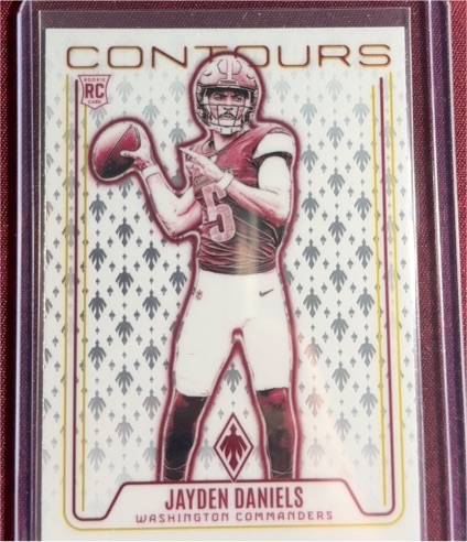 2024 Panini Phoenix Contours #CON-JDS Jayden Daniels — front