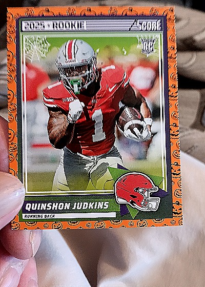 2025 Panini Score-A-Treat #38 Quinshon Judkins — front