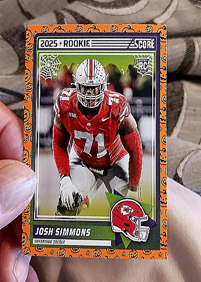 2025 Panini Score-A-Treat #32 Josh Simmons — front