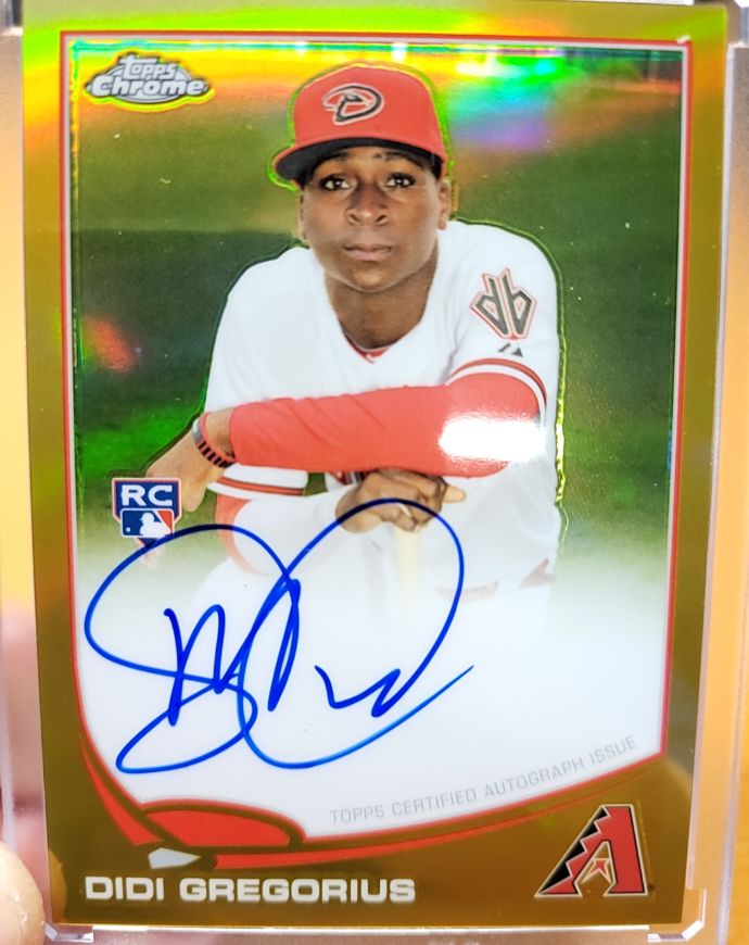 2013 Topps Chrome #65 Didi Gregorius Rookie Autographs — front