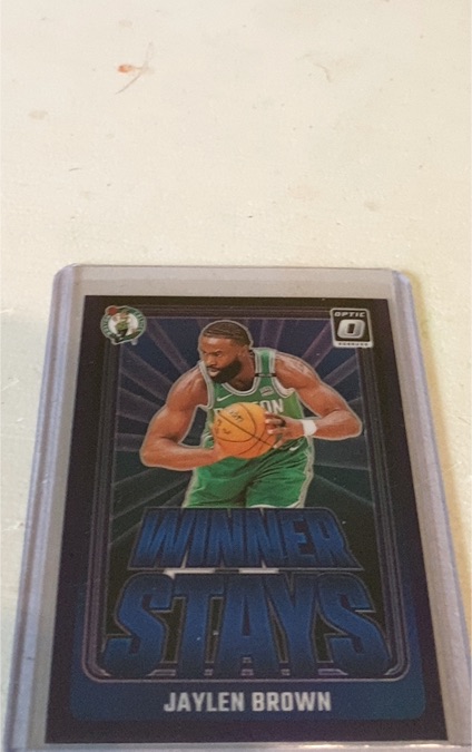2024-25 Donruss Optic Winner Stays #7 Jaylen Brown — front
