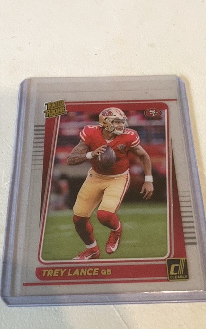 2021 Donruss Optic #203 Trey Lance Rated Rookie — front