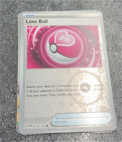 2024 Pokémon Twilight Masquerade #156 Love Ball — front
