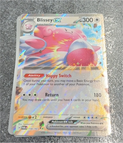 2024 Pokémon SV06 #134 Blissey EX — front