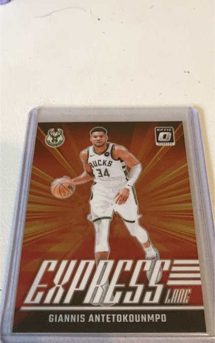 2024-25 Panini Donruss Optic #22 Giannis Antetokounmpo Express Lane — front