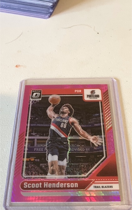 2024-25 Panini Donruss Optic #153 Scoot Henderson — front