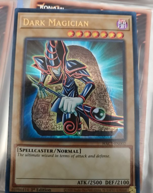2002 Yu-Gi-Oh! #HAC1-EN002 Dark Magician — front