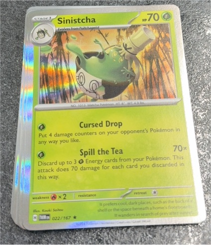 2024 Pokémon TCG Scarlet & Violet Twilight Masquerade #022 Sinistcha — front