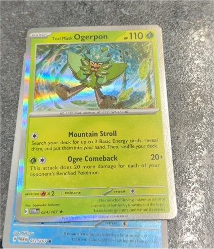 2024 Pokémon TCG Twilight Masquerade #024 Teal Mask Ogerpon — front