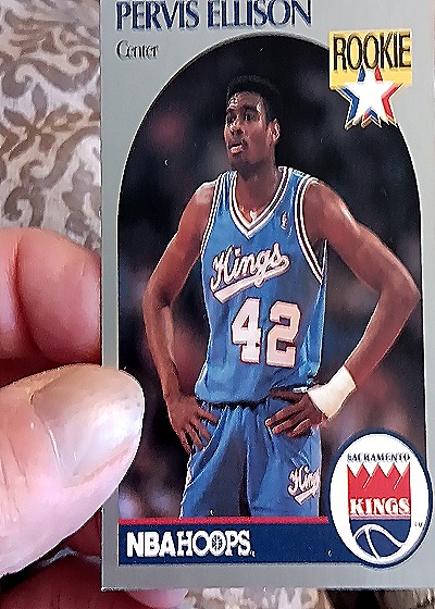 1990-91 NBA Hoops #257 Pervis Ellison — front