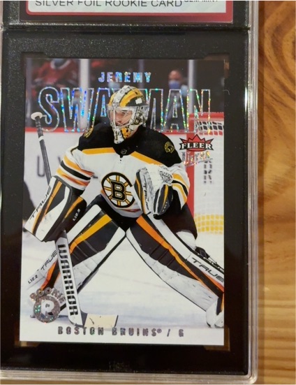 2021-22 Fleer Ultra #212 Jeremy Swayman — front