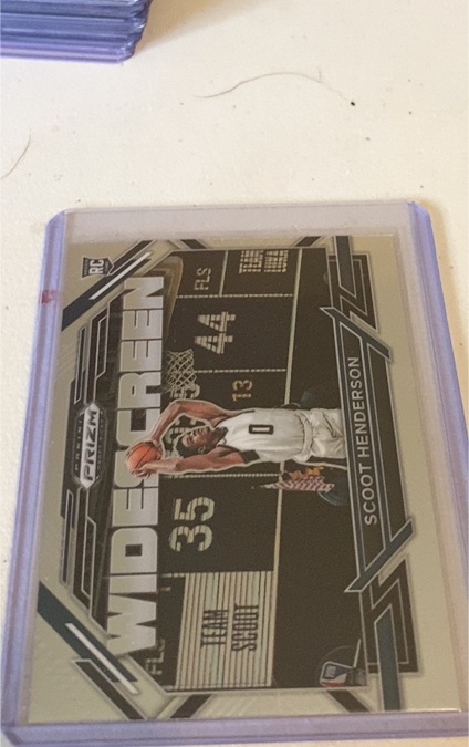 2023 Panini Prizm Draft Picks Widescreen #3 Scoot Henderson — front