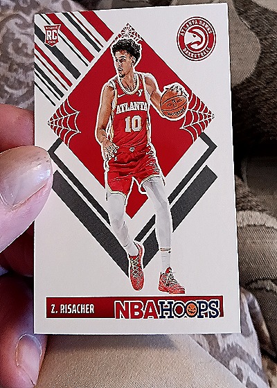 2024-25 Panini NBA Hoops #291 Zaccharie Risacher — front