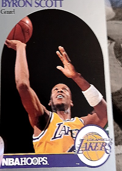 1990 NBA Hoops #159 Byron Scott — front