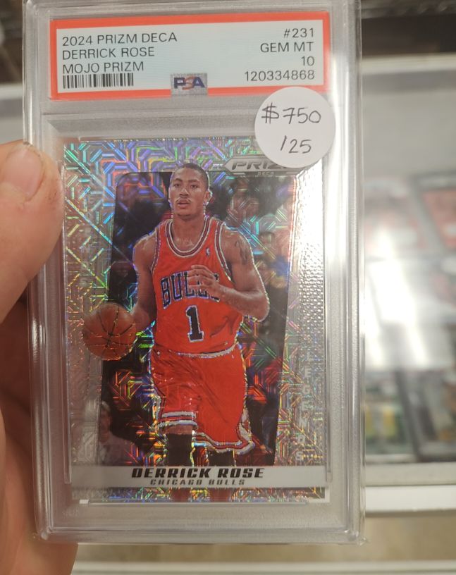 2024 Panini Prizm Deca #231 Derrick Rose Mojo Prizm — front