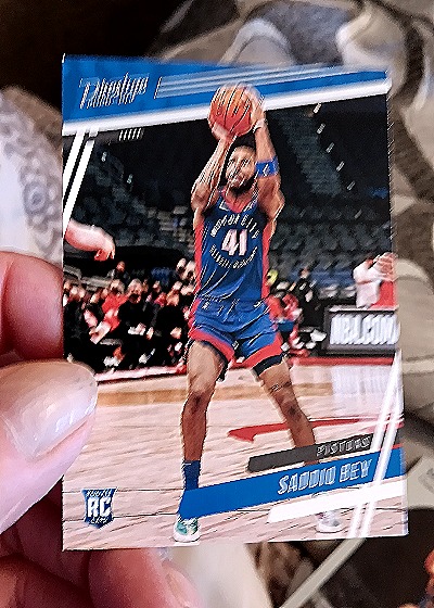 2020-21 Panini Chronicles Prestige #64 Saddiq Bey — front