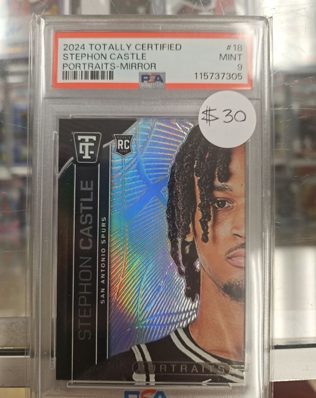 2024 Panini Totally Certified #18 Stephon Castle Portraits Mirror — front