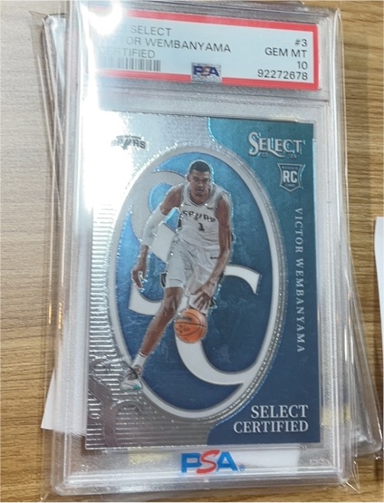 2023-24 Panini Select #3 Victor Wembanyama Select Certified RC — front