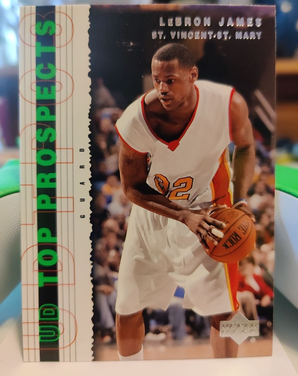 2003 Upper Deck UD Top Prospects #60 LeBron James — front