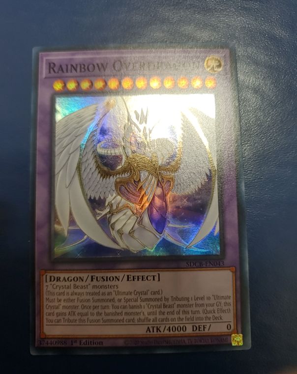 Yu-Gi-Oh! SDCB-EN043 Rainbow Overdragon — front