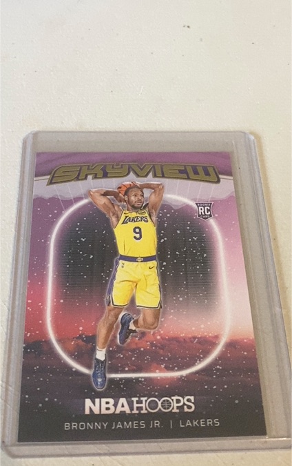 2024-25 Panini NBA Hoops Skyview #21 Bronny James Jr. — front