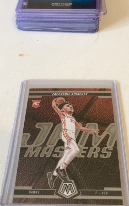 2024-25 Panini Mosaic Jam Masters #8 Zaccharie Risacher — front