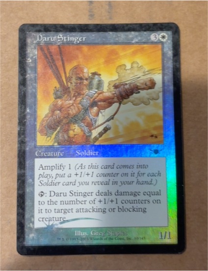2003 Magic: The Gathering Legions #80 Daru Stinger — front