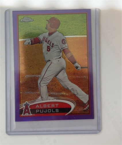 2012 Topps Chrome #80 Albert Pujols — front